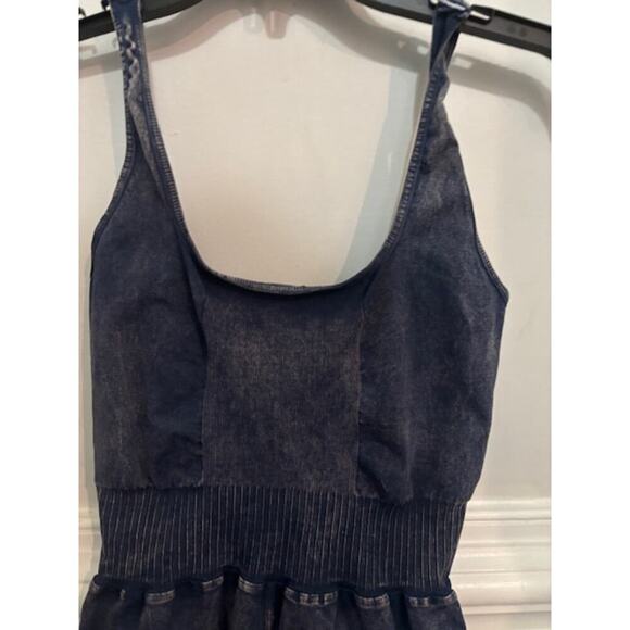 Free People Movement Good Karma Runsie Romper One Piece Medium Large M/L - Picture 6 of 7